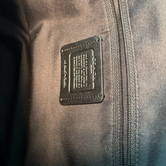 Coach Black Pebbled Leather Mini Charlie Backpack Gold Hardware Luxury - Picture 4 of 9